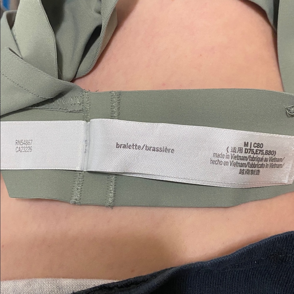 🎱Bitter Sage Green PINK Victoria Secret Bonded Bralette ! - Picture 7 of 9